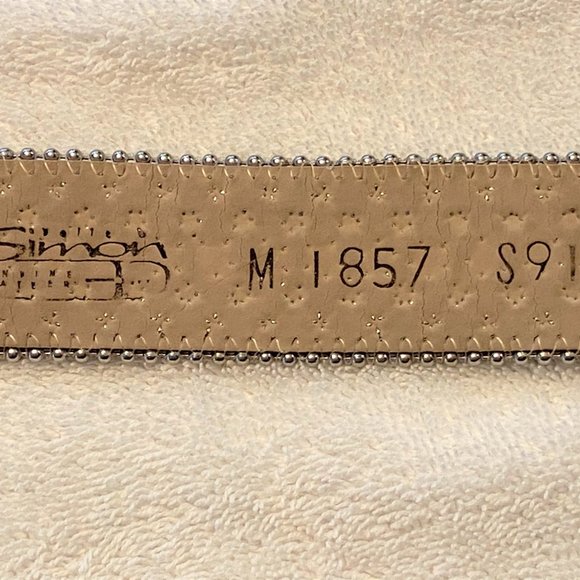 B.B. Simon  BELT with crystals & studs main image 8